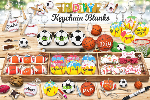 Basketball keychains