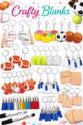 Square wooden keychains