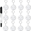 Volleyball key chains