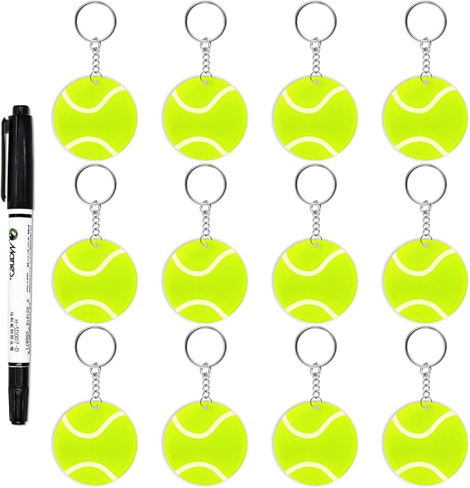 Tennis keychains