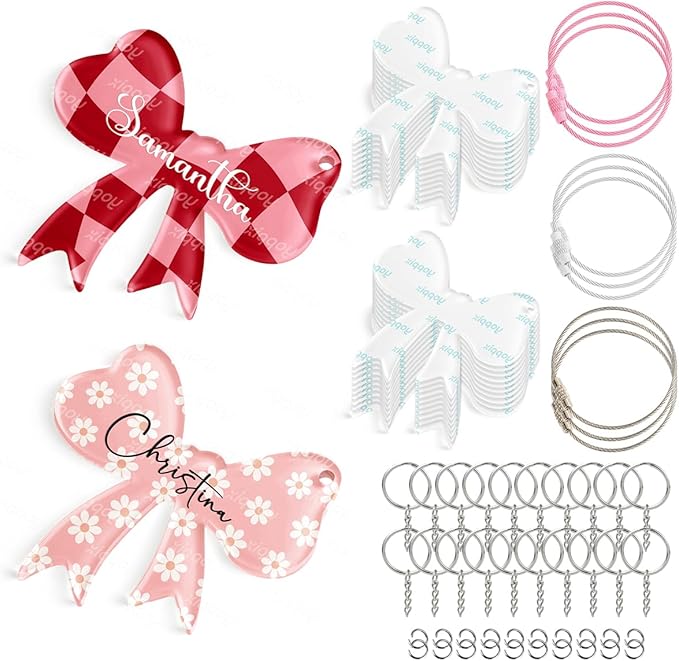 Bow keychains