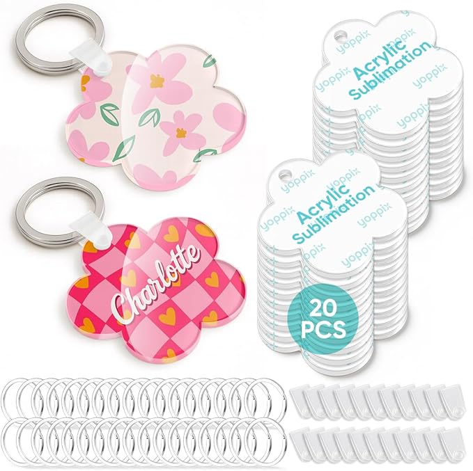 Flowers keychains