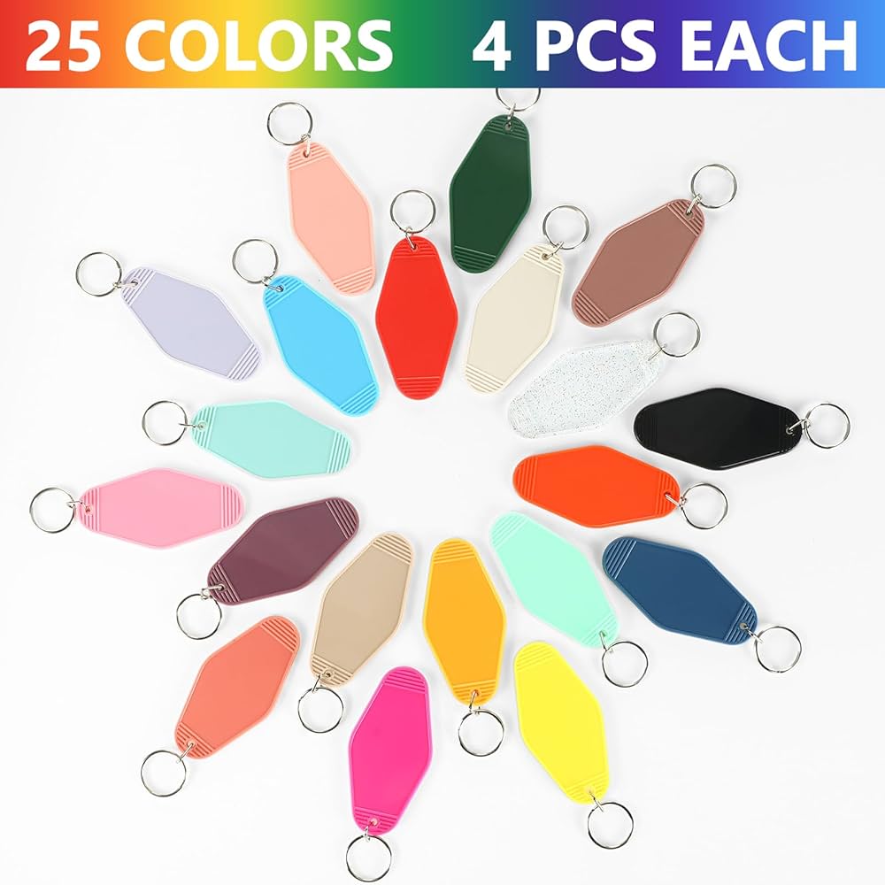 Rainbow Motel Key Tag