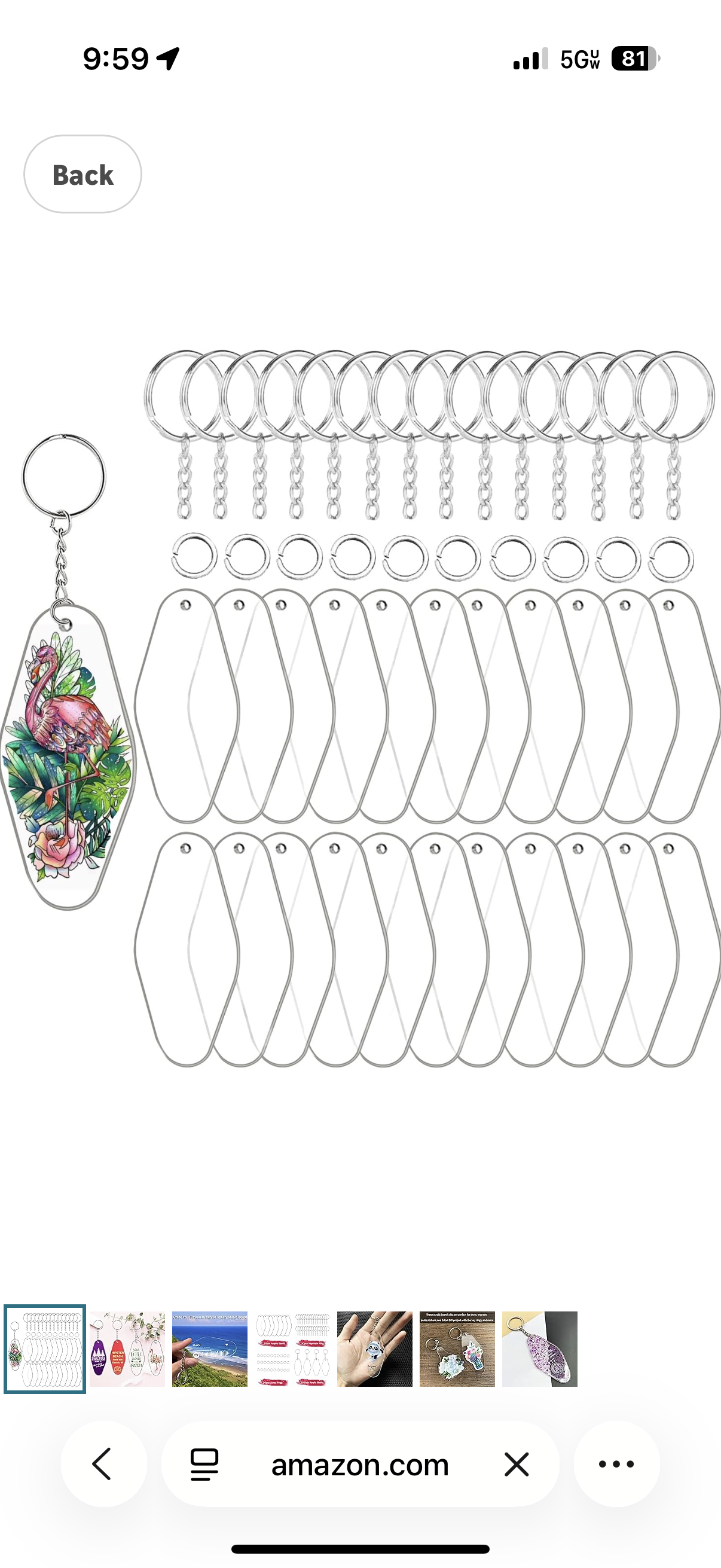 Motel Key Tag